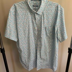 📣‼️ 5 for $50 📣‼️ Croft & Barrow Light Blue Floral Button Down Shirt